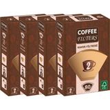 Coffee Filters Filtre Kahve Kağıdı No:2 80'li @ 4 Paket - 80 gr