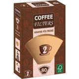 Coffee Filters Filtre Kahve Kağıdı No:2 80'li Paket - 80 gr - Kağıt Filtre