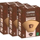 Coffee Filters Filtre Kahve Kağıdı No:4 100'lü @ 3 Paket - 300 Adet - Kağıt Filtre