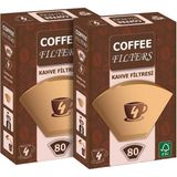 Coffee Filters Filtre Kahve Kağıdı No:4 80'li x 2 - 2 Adet