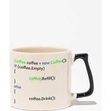 Coffee Java Baskılı | Yazılmcı Mühendis Hediyelik | Siyah Kulplu Modern Seramik Kupa