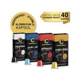 Coffee Lante 40 Kapsül Alüminyum Nespresso Uyumlu Kapsül Kahve Serisi