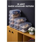 Coffee Moni 10 ADET KADIN AYAKKABI KUTUSU AYAKKABI DÜZENLEYİCİ ORGANİZER ŞEFFAF