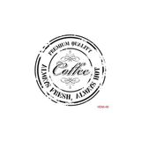 Coffee Stencil (Şablon) 25X25 Cm