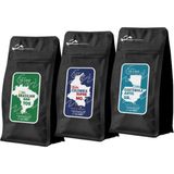 Coffeein Brasil, Colombia ve Guatemala Yöresel Filtre Kahve Seti Avantalı Paket 3X250 gr