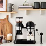 Coffeemaid Kahve Öğütücülü, Süt Köpürtücülü, 19 Bar Basınçlı Espresso, Latte, Cappuccino, Americano Makinesi, 1.4l