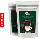 Coffeetropic Artisan Espresso No.2 Blend Çekirdek Kahve | 2x250 gr - 500 gr - Çekirdek (Öğütülmemiş)
