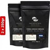 Coffeetropic El Salvador Santa Ana Volcano Çekirdek Kahve | 2x250 gr - Çekirdek (Öğütülmemiş) - 500 gr