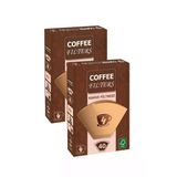 Coffeo Filters No4 40 Adet Kahve Filtre Kağıdı X 2 Adet