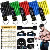 COFOF Saplı Direnç Bantları Seti, Egzersiz Bantları Egzersiz Bantları Kapı Çapalı Fitness Bantları, Direnç Antrenmanı, Fizik Terapi, Ev Spor Salonu Egzersizi için Bacak Bileği Kayışları