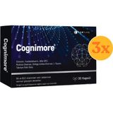 Cognimore 30 Bitkisel Kapsül Sitikolin Fosfatidilserin Alpha-Gpc Rhodiola Gingko Biloba L-Teanin - 3 Adet (Toplam 90 Kapsül)
