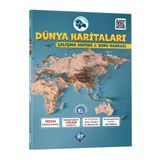 Coğrafyanın Kodları Dünya Haritaları Çalışma Defteri ve Soru Bankası KR Akademi