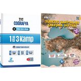 Coğrafyanın Kodları TYT Coğrafya 1 Kitap 3 Kamp Video Ders Kitabı ve Coğrafyanın Kodları Türkiye Haritaları Seti Kr Akademi Yayınları