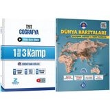 Coğrafyanın Kodları TYT Coğrafya Kamp Kitabı ve Coğrafyanın Kodları Dünya Haritaları Çalışma Defteri