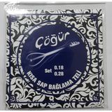 Çöğür 0.18 mm Kısa Sap Bağlama Teli - Gri