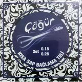 Cogur 004/Cbt Kısa Sap Bağlama Teli (0.18) | Profesyonel Seri Çelik Tel Parlak Tını Ve Uzun Ömür