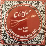 Cogur 004/Cst Bağlama Tel Seti - Uzun Sap (Geleneksel - 0.20) | Yüksek Gerilime Dayanıklı Çelik Ve Sırma Yapısı, Geleneksel Bağlama Tınısı, Kararlı Akort Karakteri | Uyum: Tüm Standart Uzun Sap Bağlam