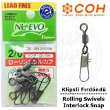 COH Klipsli Fırdöndü #2/0 20kg (Interlock Snap)