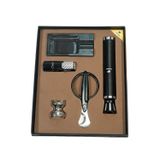 Cohiba 3 Torch Çakmak Makas Tüp Sehpa Küllük Siyah Beşli Puro Seti