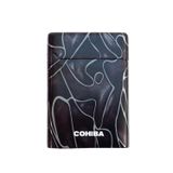 Cohiba Çift Torch Pürmüz Desenli Metal Puro Çakmağı