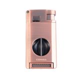 Cohiba Çift Torch Pürmüz Kesici & Delici Bronz Metal Puro Çakmağı - TR9547