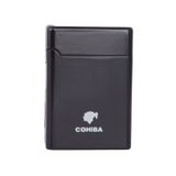 Cohiba Çift Torch Pürmüz Siyah Metal Puro Çakmağı - TR7885