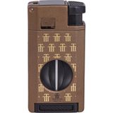Cohiba Çift Torch Pürmüz Trinidad Özel Üretim Dahili Delici & V Kesici Metal Puro Çakmağı
