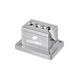 Cohiba Gümüş Masa Tipi 4 Fonksiyonlu Metal Puro Makası Kesici - TR8728
