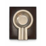 Cohiba Kahverengi Gümüş Deri Kenarlı Tekli Puro Küllüğü TR9950