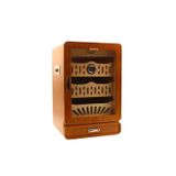 Cohiba PremiumQuality Ahşap Aksesuar Çekmeceli Camlı Sedir Humidor Puro Kutusu