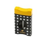 COHIBA SARI SİYAH BEYAZ DESENLİ V-PURO MAKASI CPM066