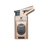 Cohiba Tek Torch Pürmüz Düz Kesicili Bronz Puro Çakmağı