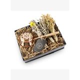 Coho Box Artisan Dövme Bakır Tütsü Çanağı & Üzerlik & Adaçayı & Lavanta Hediye Seti