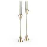 Coho Brazen Design Uzun Prinç Şamdan 2 li Set - 21&25 cm