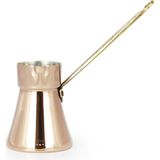 Coho Objet Coho Artisan Döküm Sarma Kulp Bakır Türk Kahve Cezvesi 180 ml - Parlak Bakır - Standart