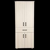 Çok Amaçlı 12686 Dolap Hard Model Parlak Carden Suntalem 4Raf 1Çekm 180cm El Yapı