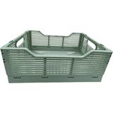 Çok Amaçlı 20X30X12 Plastik Katlanabilir Taşıma Kutusu - Ahşap - Seçenek 1