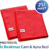 Çok Amaçlı 40 x 40 Dekoratif Cam ve Genel Temizlik Bezi 2'li Paket - 40 x 40 cm