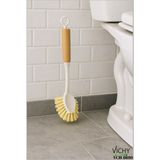 Çok Amaçlı Ahşap Saplı Yüzey Banyo Bulaşık Fırçası Pratik ve Dayanıklı Temizlik VCH-6610