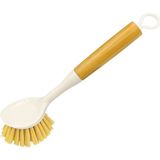 Çok Amaçlı Bambu Saplı Banyo Fayans Yüzey ve Bulaşık Fırçası VCH-6612 - 35CM