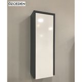 Çok Amaçlı Banyo Mutfak Dolabı 70Cm Mdf Antrasit Gri Mat Renkli (546026842) Antrasit