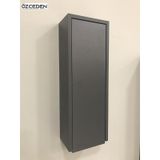 Çok Amaçlı Banyo Mutfak Dolabı 70Cm Mdf Antrasit Gri Mat Renkli (546030482) Antrasit