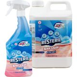 Çok Amaçlı Bebek Yüzey Temizleyici Dezenfektan Sprey Durulanmayan Oyuncak Mama Sandalyesi Oyun Matı Hijyen Spreyi Baby Set Kids 750ml + 5Lt