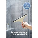 Çok Amaçlı Cam Sileceği Banyo Duşakabin Ayna Cam Temizleme Aparatı İz Bırakmayan Cam Çek Renkli