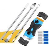 Çok Amaçlı Cep Telefonu/tablet Pc Metal Sökme Çubuk Tamir Metal 3lü Onarım Seti Uv Tutkal Sökücü Kazıyıcı Kalıntı Yapıştırıcı Temizleme Cep Telefonu Tamir Aracı SET06