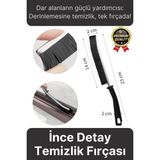 Çok Amaçlı Dayanıklı Pratik Banyo Mutfak Lavabo Ocak Derz Arası İnce Detay Temizlik Fırçası 1 Adet