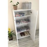 Çok Amaçlı Dolap Ayakkabılık & Mutfak & Hol & Banyo & Balkon & Ofis 2 Kapaklı - Beyaz