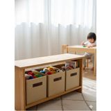 Cok Amaçli Dolap Içi Düzenleyici Katlana Bilir Ölcü 30X30X30 - Ahşap - Bej - 1 adert