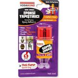 Çok Amaçlı Epoksi Yapıştırıcı Metal Cam Porselen Plastik Yüzeyler 5 Dk Kuruma - Çok Renkli