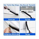 Çok Amaçlı Ince Temizlik Fırçası – Banyo, Mutfak, Duvar, Kapı ve Pencere Derz Arası Derin Temizlik 4 Adet - 0,750 ml